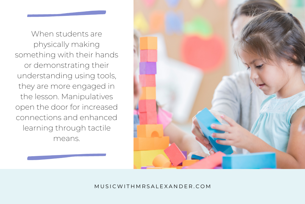 Using manipulatives in elementary music